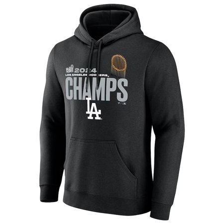 Men's Los Angeles Dodgers 2024 World Series Champions Black Hoodie