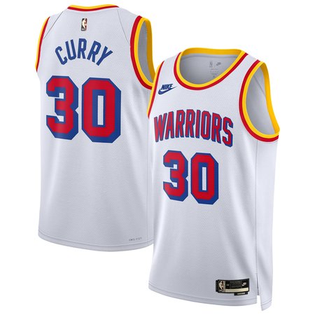 Unisex Golden State Warriors #30 Stephen Curry White 2024/25 Swingman Classic Edition Jersey