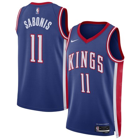 Unisex Sacramento Kings Domantas Sabonis Blue 2024/25 Swingman Player Jersey - City Edition