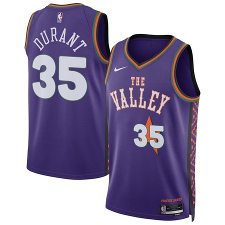 Unisex Phoenix Suns Kevin Durant Purple 2024/25 Swingman Player Jersey - City Edition