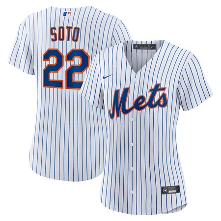 Women's New York Mets #22 Juan Soto White Home Replica Player Jersey