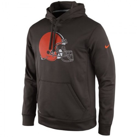 Cleveland Browns Practice Performance Pullover Hoodie Brown