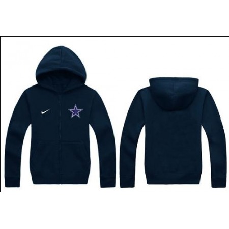 Dallas Cowboys Authentic Logo Hoodie Navy Blue