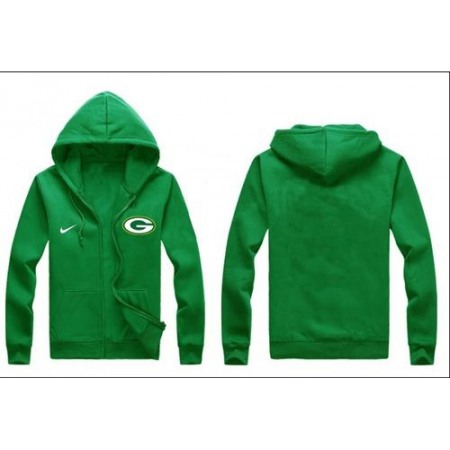 Green Bay Packers Authentic Logo Hoodie Green