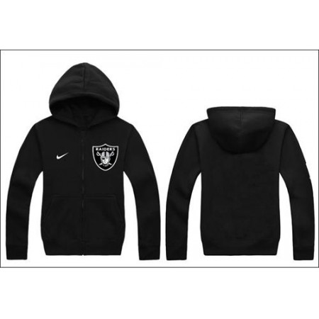 Oakland Raiders Authentic Logo Hoodie Black