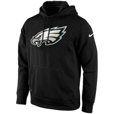 Men's Philadelphia Eagles Black KO Logo Essential Hoodie