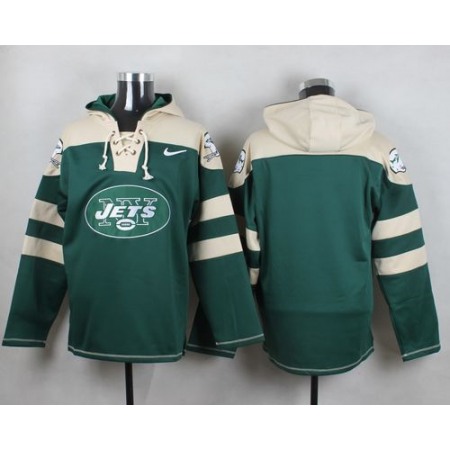 Jets Blank Green Player Pullover NFL Hoodie