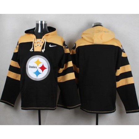 Nike Steelers Blank Black Player Pullover NFL Hoodie