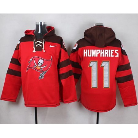 Buccaneers #11 Adam Humphries Red Player Pullover NFL Hoodie