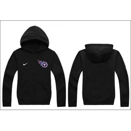 Nike Tennessee Titans Authentic Logo Hoodie Black