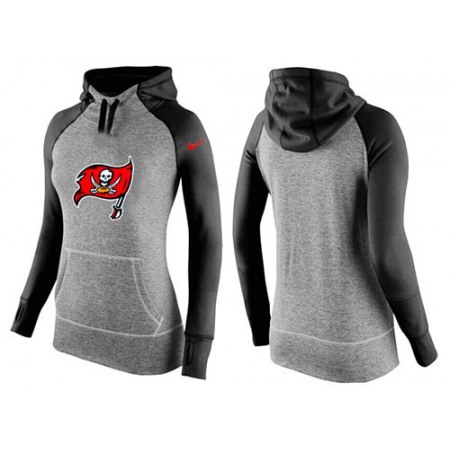 Women's Tampa Bay Buccaneers Performance Hoodie Grey & Black
