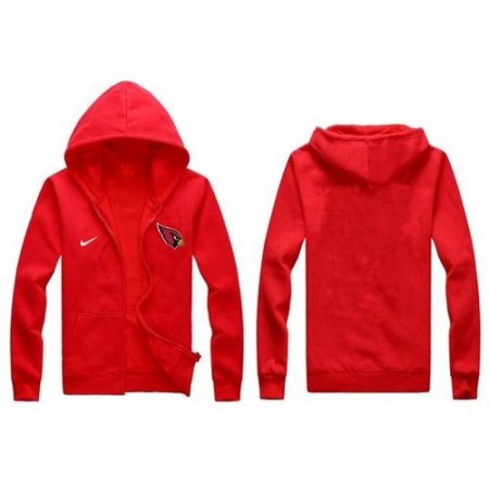 Arizona Cardinals Authentic Logo Hoodie Red