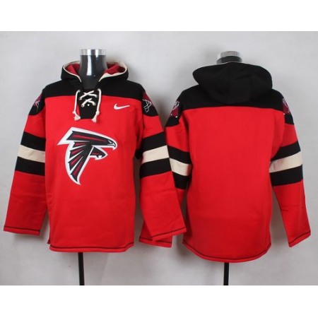 Falcons Blank Red Player Pullover NFL Hoodie