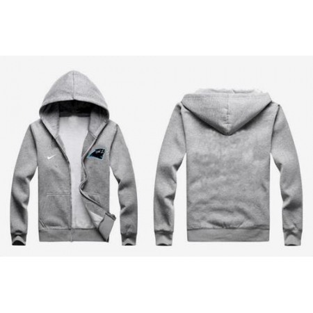 Carolina Panthers Authentic Logo Hoodie Grey