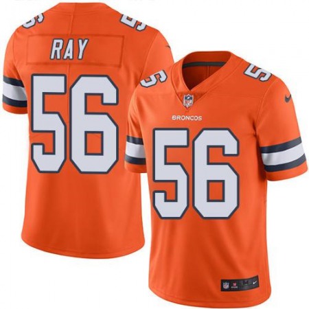 Broncos #56 Shane Ray Orange Men's Stitched NFL Limited Rush Jersey
