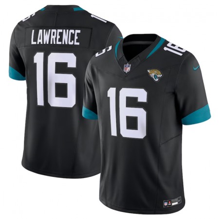 Men's Jacksonville Jaguars #16 Trevor Lawrence Black 2023 F.U.S.E Vapor Untouchable Limited Stitched Jersey