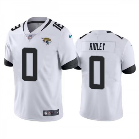 Men's Jacksonville Jaguars #0 Calvin Ridley White Vapor Untouchable Limited Stitched Jersey