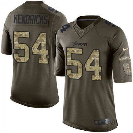 Vikings #54 Eric Kendricks Green Men's Stitched NFL Limited Salute to Service Jersey