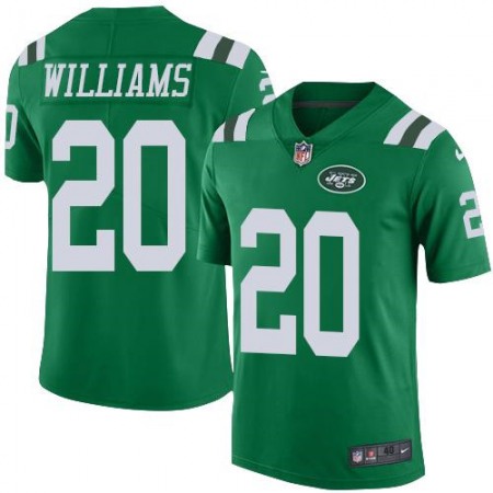 Jets #20 Marcus Williams Green Men's Stitched NFL Elite Rush Jersey