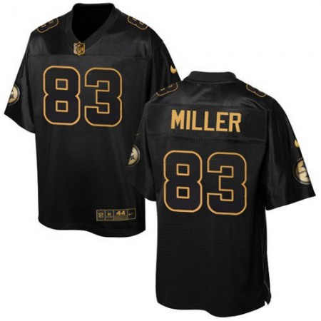 Steelers #83 Heath Miller Black Men's Stitched NFL Elite Pro Line Gold Collection Jersey