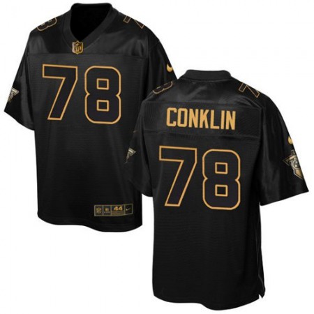 Titans #78 Jack Conklin Black Men's Stitched NFL Elite Pro Line Gold Collection Jersey