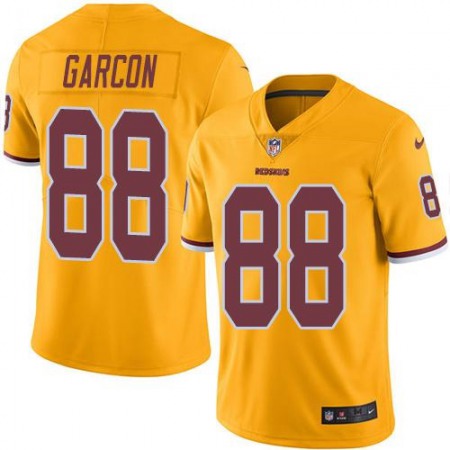 Redskins #88 Pierre Garcon Gold Men's Stitched NFL Limited Rush Jersey