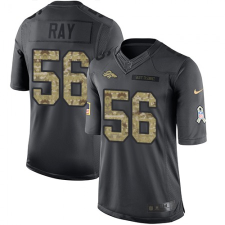 Broncos #56 Shane Ray Black Youth Stitched NFL Limited 2016 Salute to Service Jersey