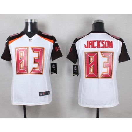 Buccaneers #83 Vincent Jackson White Youth Stitched NFL New Elite Jersey
