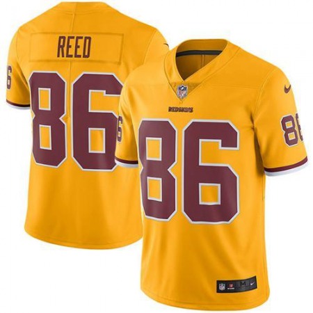 Redskins #86 Jordan Reed Gold Youth Stitched NFL Limited Rush Jersey