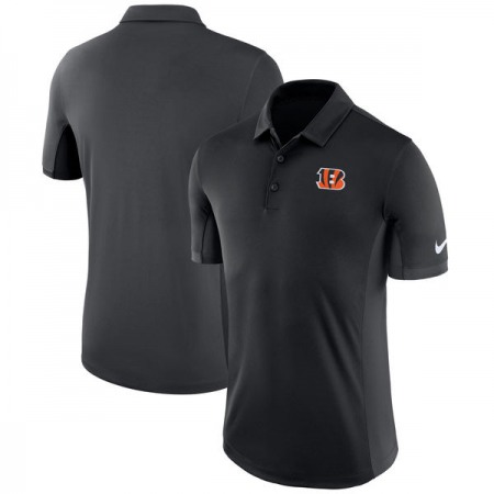 Men's Cincinnati Bengals Black Evergreen Polo