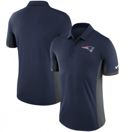 Men's New England Patriots Navy Evergreen Polo