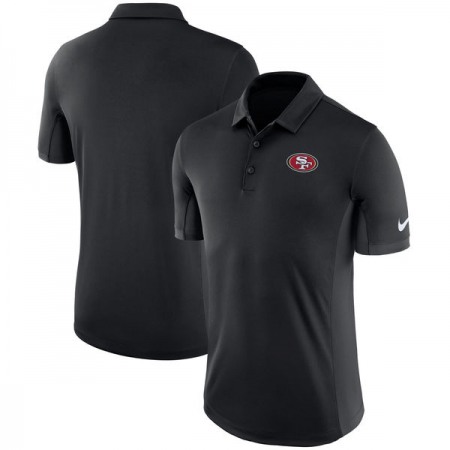 Men's San Francisco 49ers Black Evergreen Polo