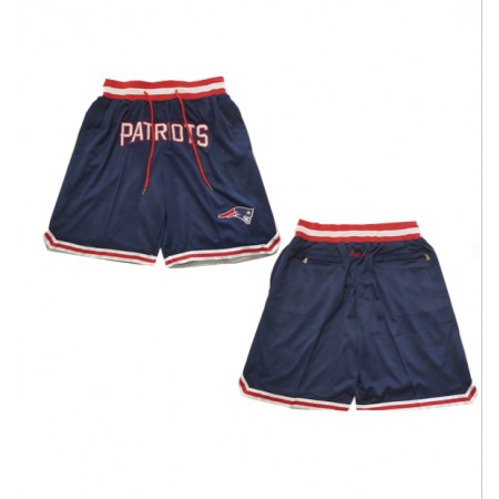 Men's New England Patriots Navy Shorts (Run Small)