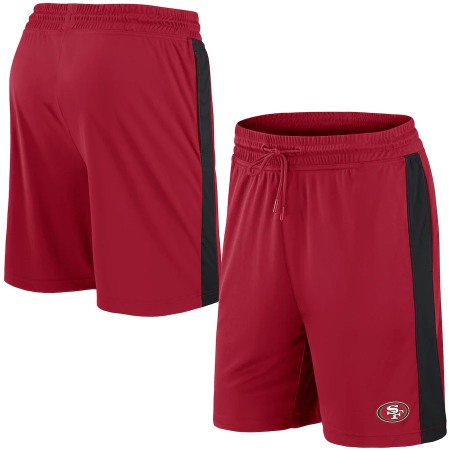 Men's San Francisco 49ers Red Performance Shorts