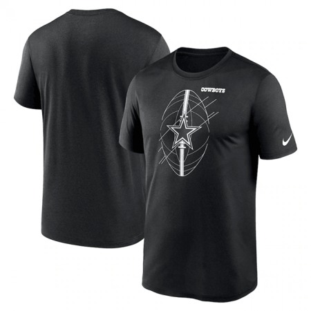 Men's Dallas Cowboys Black Legend Icon Performance T-Shirt