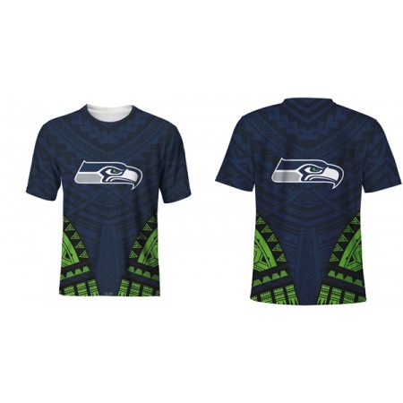 Men's Seattle Seahawks Navy T-Shirt