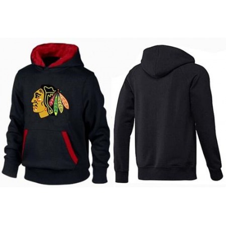 Chicago Blackhawks Pullover Hoodie Black & Red