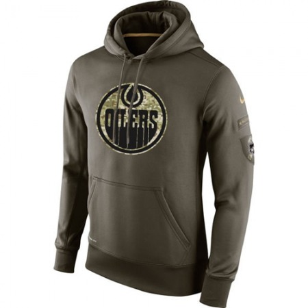 Men's Edmonton Oilers Salute To Service NHL Hoodie