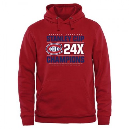 Montreal Canadiens Rinkside Victor Pullover Hoodie Red