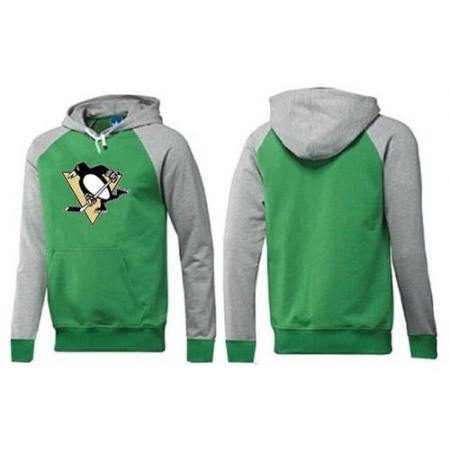 Pittsburgh Penguins Pullover Hoodie Green & Grey