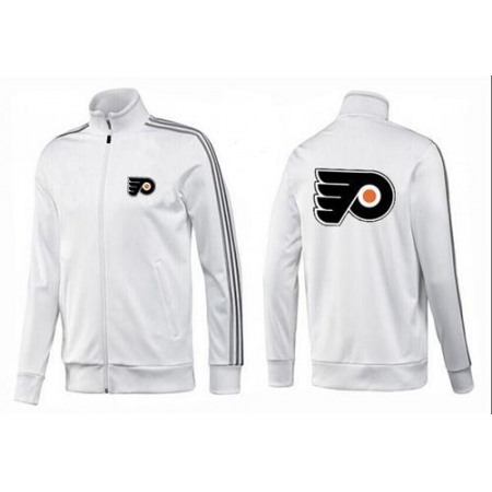 NHL Philadelphia Flyers Zip Jackets White-1