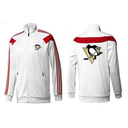 NHL Pittsburgh Penguins Zip Jackets White-2