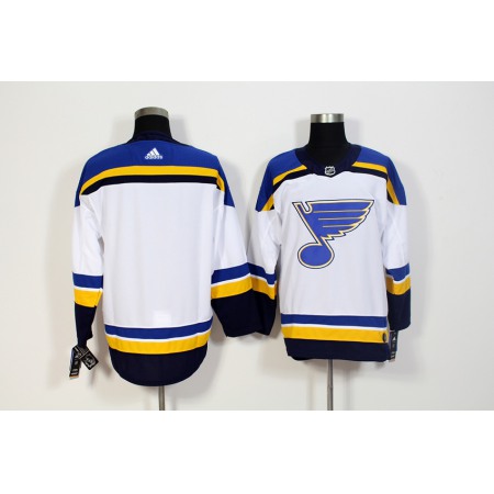 Men's St. Louis Blues White Stitched NHL Jersey