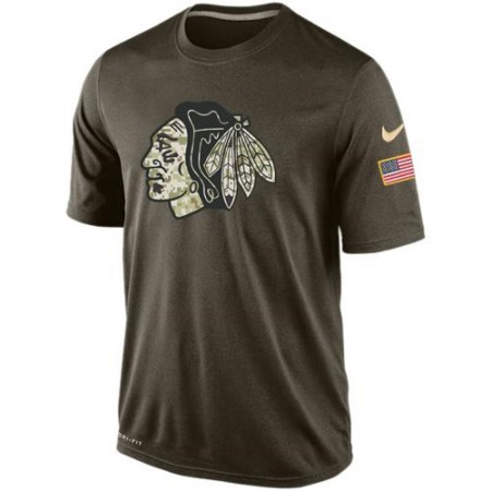 Men's Chicago Blackhawks Salute To Service Dri-FIT T-Shirt