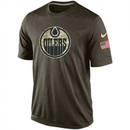 Men's Edmonton Oilers Salute To Service Dri-FIT T-Shirt