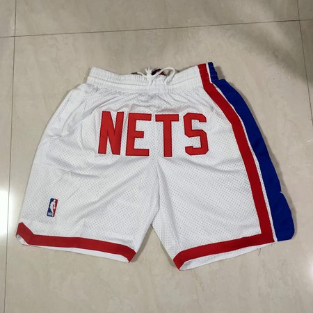 Brooklyn Nets White Shorts