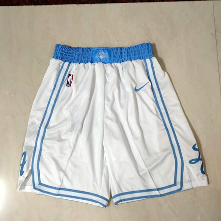 Los Angeles Lakers White Shorts